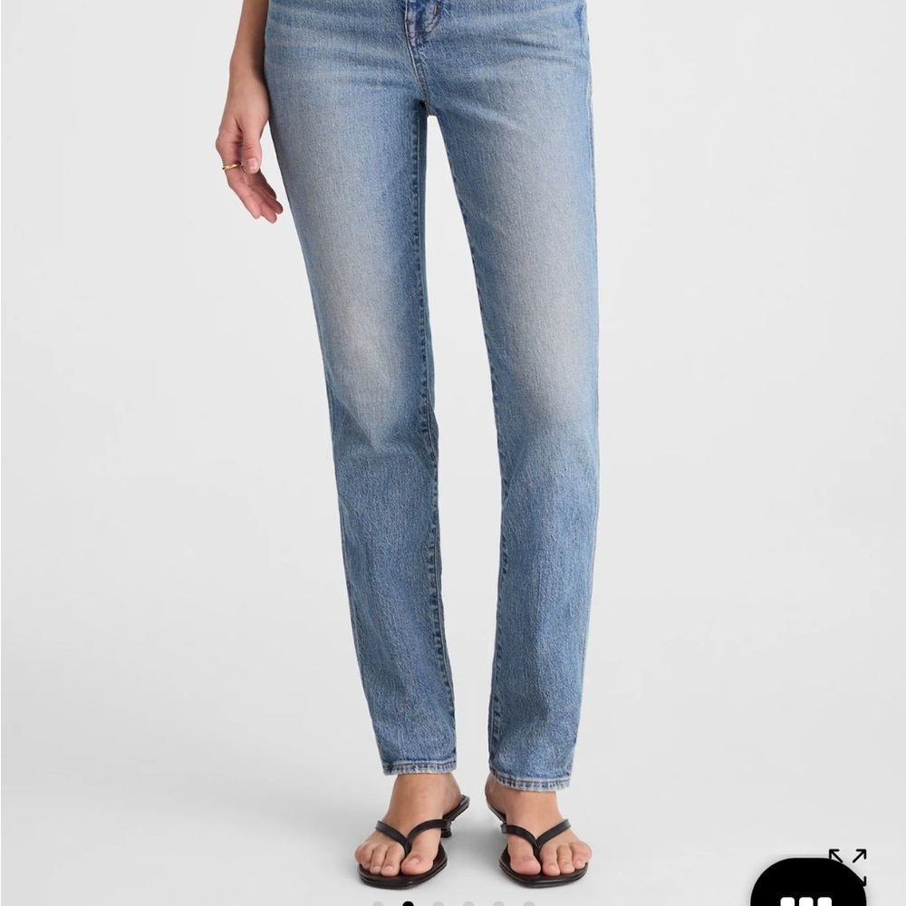 Madewell Straight Leg Light Blue Jeans